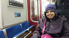 LIFE Toronto participant, Sraddha on Subway