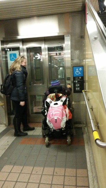 LIFE Toronto participant, Sraddha showing accessibility in TTC locations